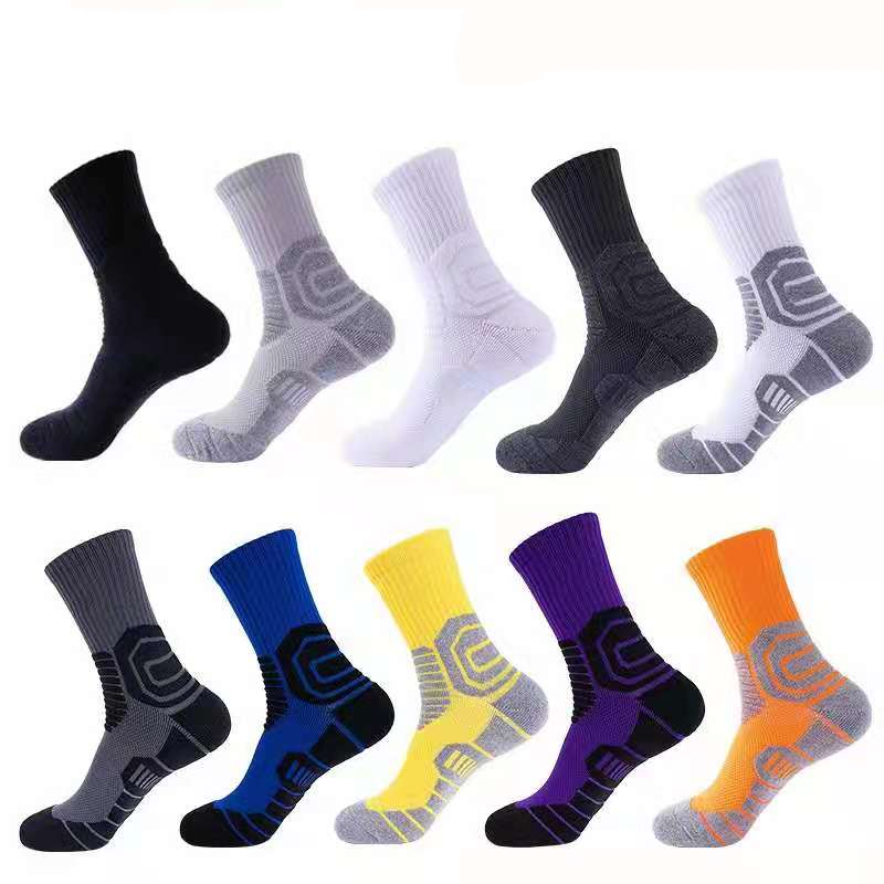 New men's elite sports socks, breathable, casual and trendy basketball socks thumbnail