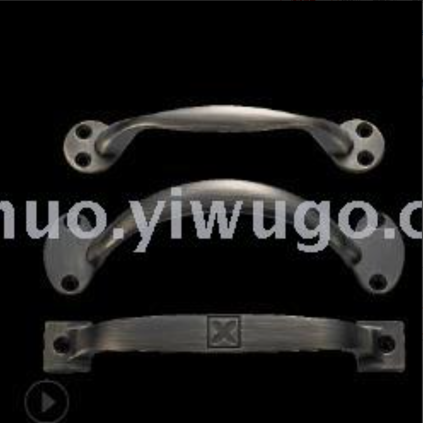 Bronze door handle European closet door handle Kitchen door cabinet push and pull solid wood door handle