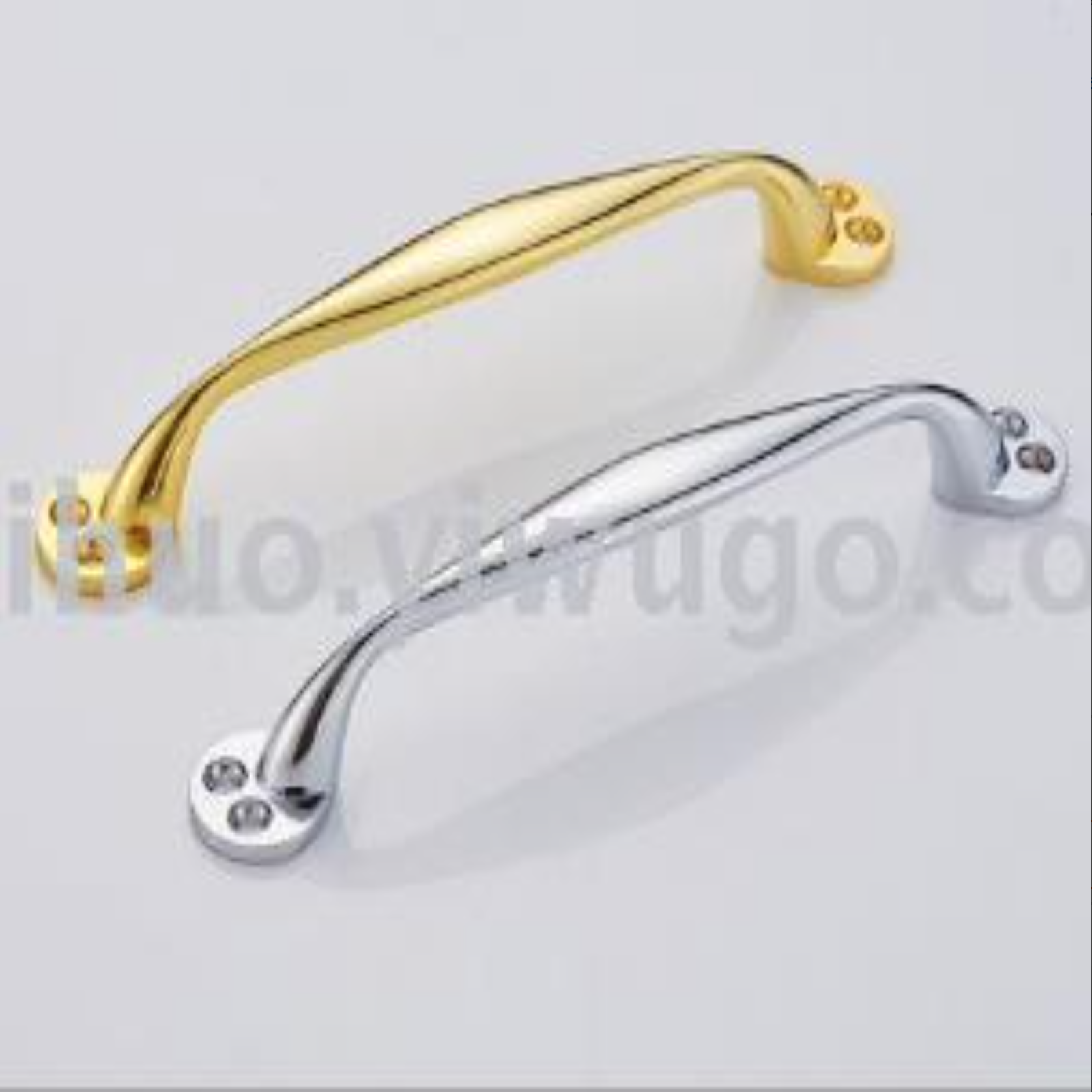 Gold bright chrome modern simple kitchen cabinet door handle furniture wardrobe drawer cabinet door handle