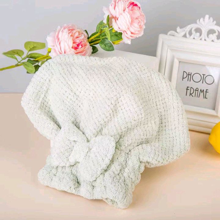 Princess bow dry hair hat dry hair towel