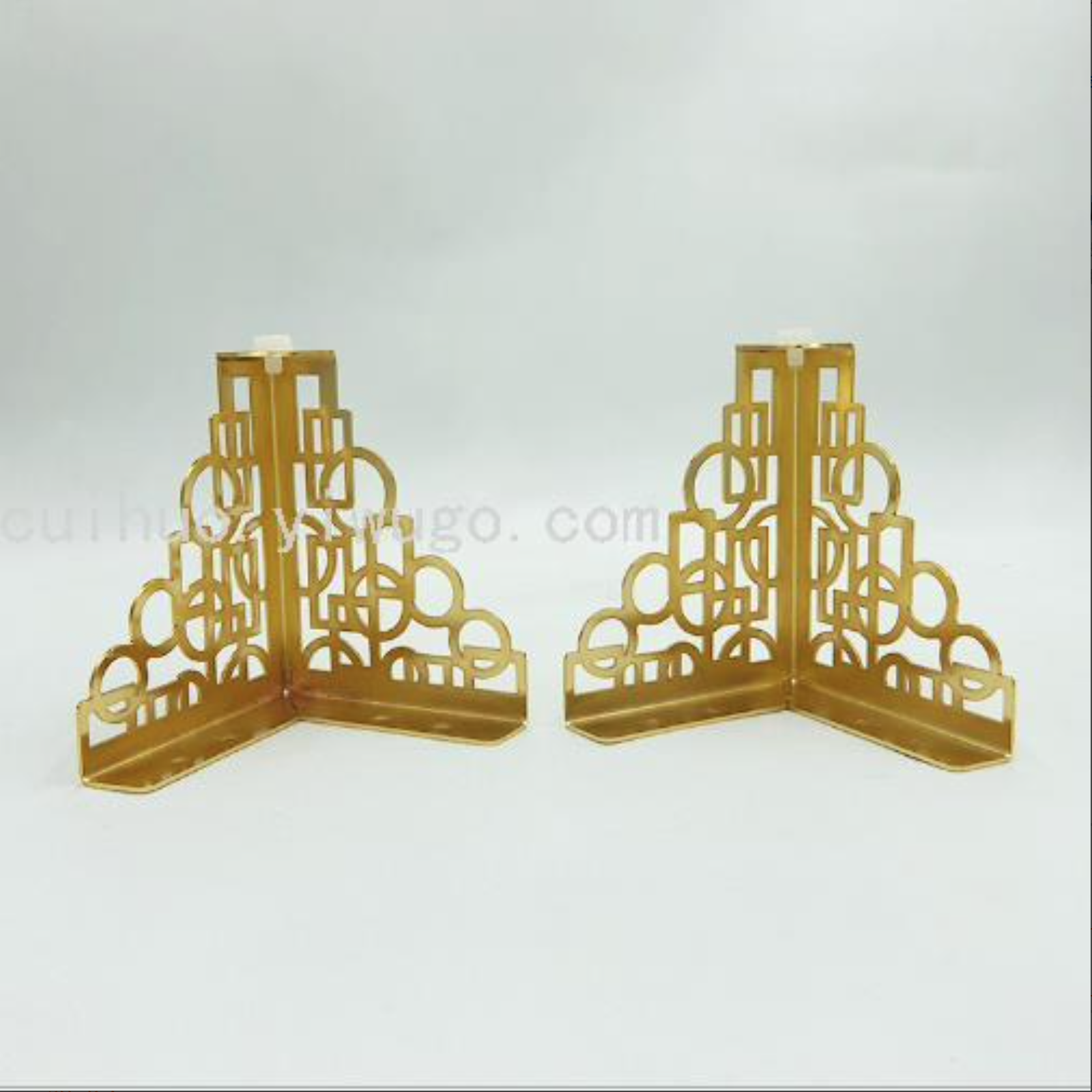 13CM copper coin sofa foot metal hollow furniture foot hardware iron art gold bed foot