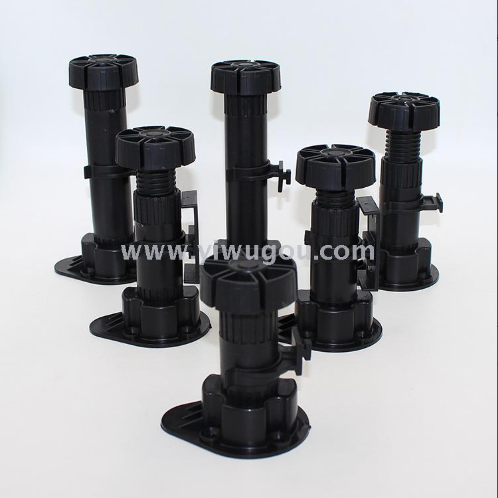 Plastic PP cabinet adjusting feet pvc skirting line adjusting feet furniture hardware