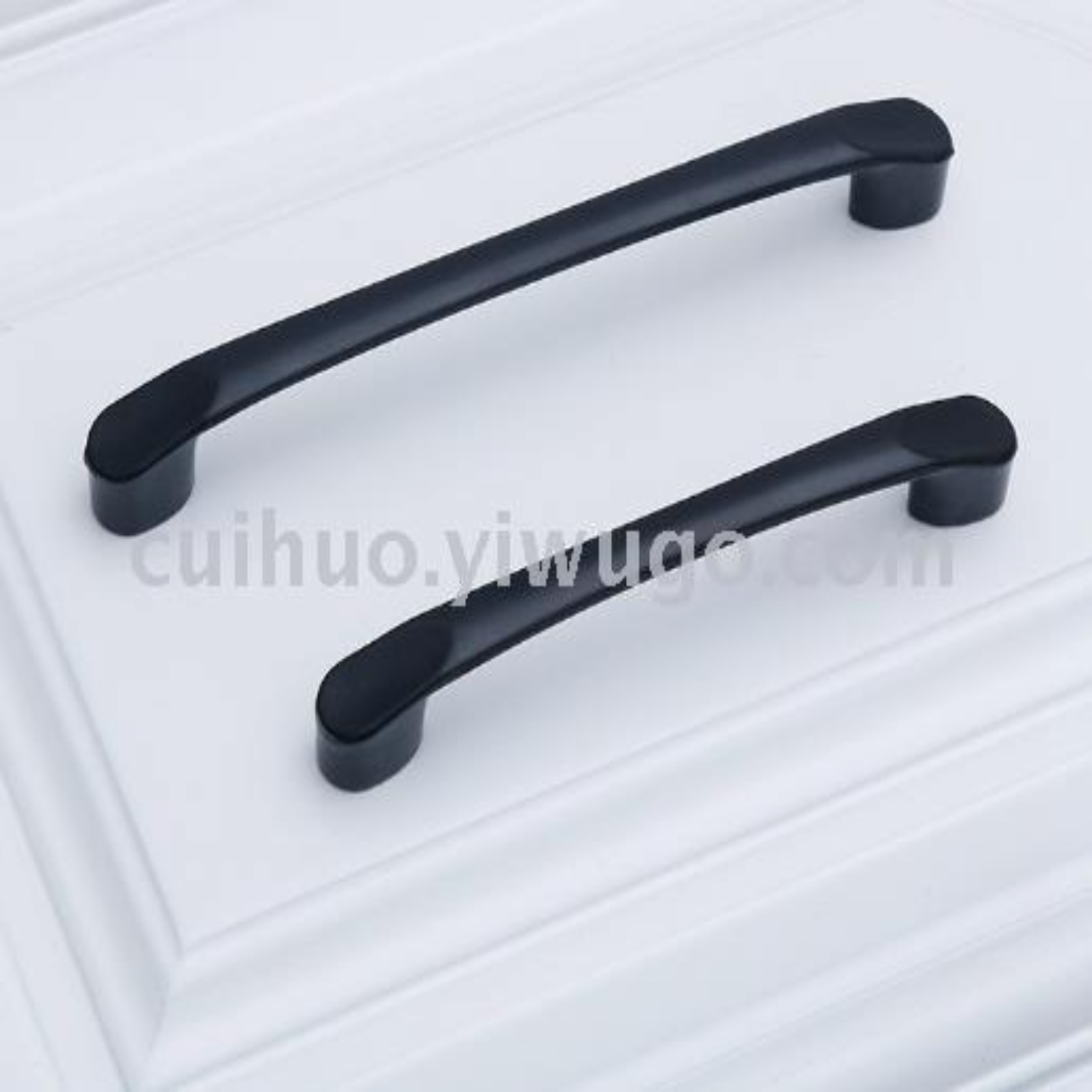 Black cabinet door American simple European style handle manufacturer Yaki drawer cabinet extended furniture hardware door handle