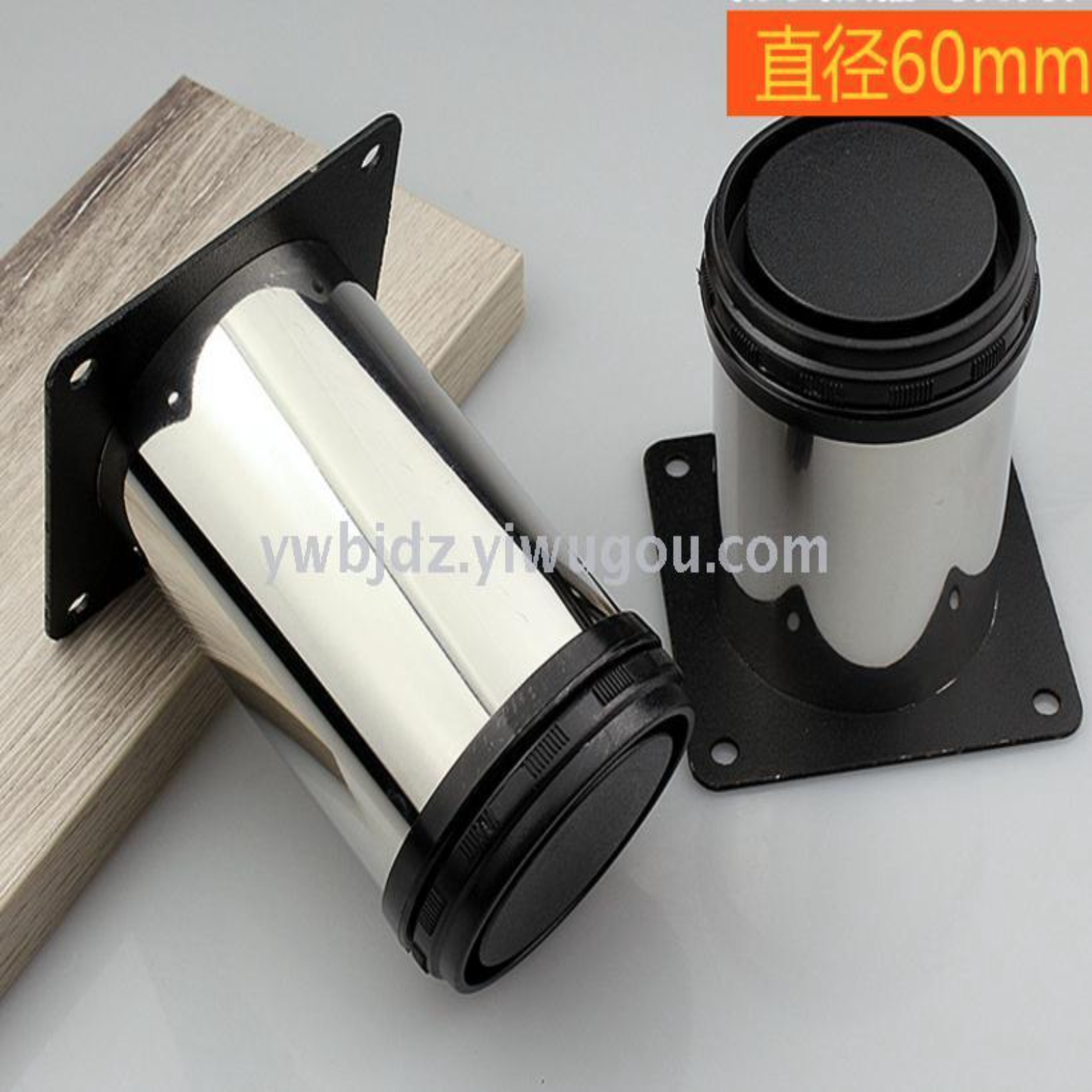 60mm stainless steel sand round adjustable cabinet feet metal furniture sofa feet bed feet
