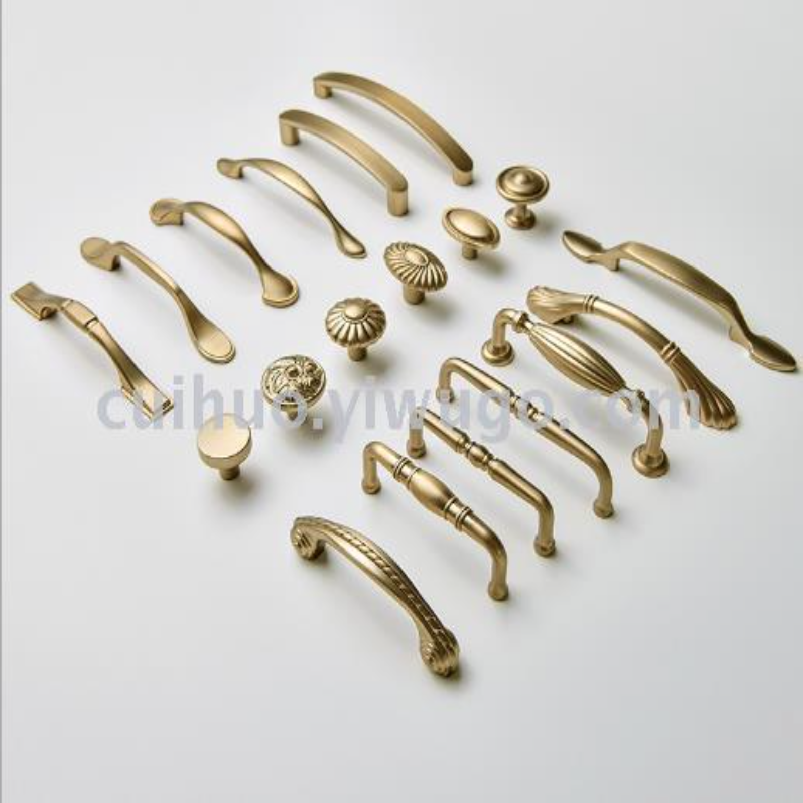 High-end cabinets, wardrobes, wine cabinets, drawer handles, copper gold champagne handles
