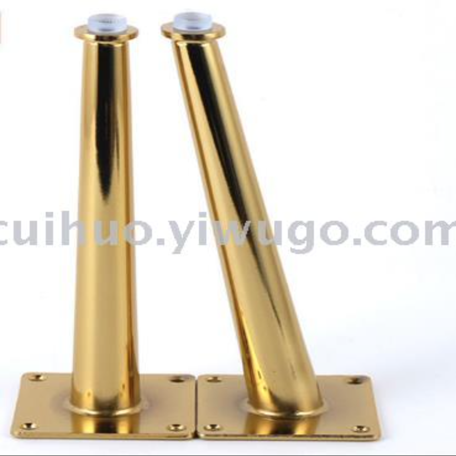 Conical foot cabinet foot oblique foot Gold furniture leg Hardware leg accessories supporting foot sofa leg conical foot tubular