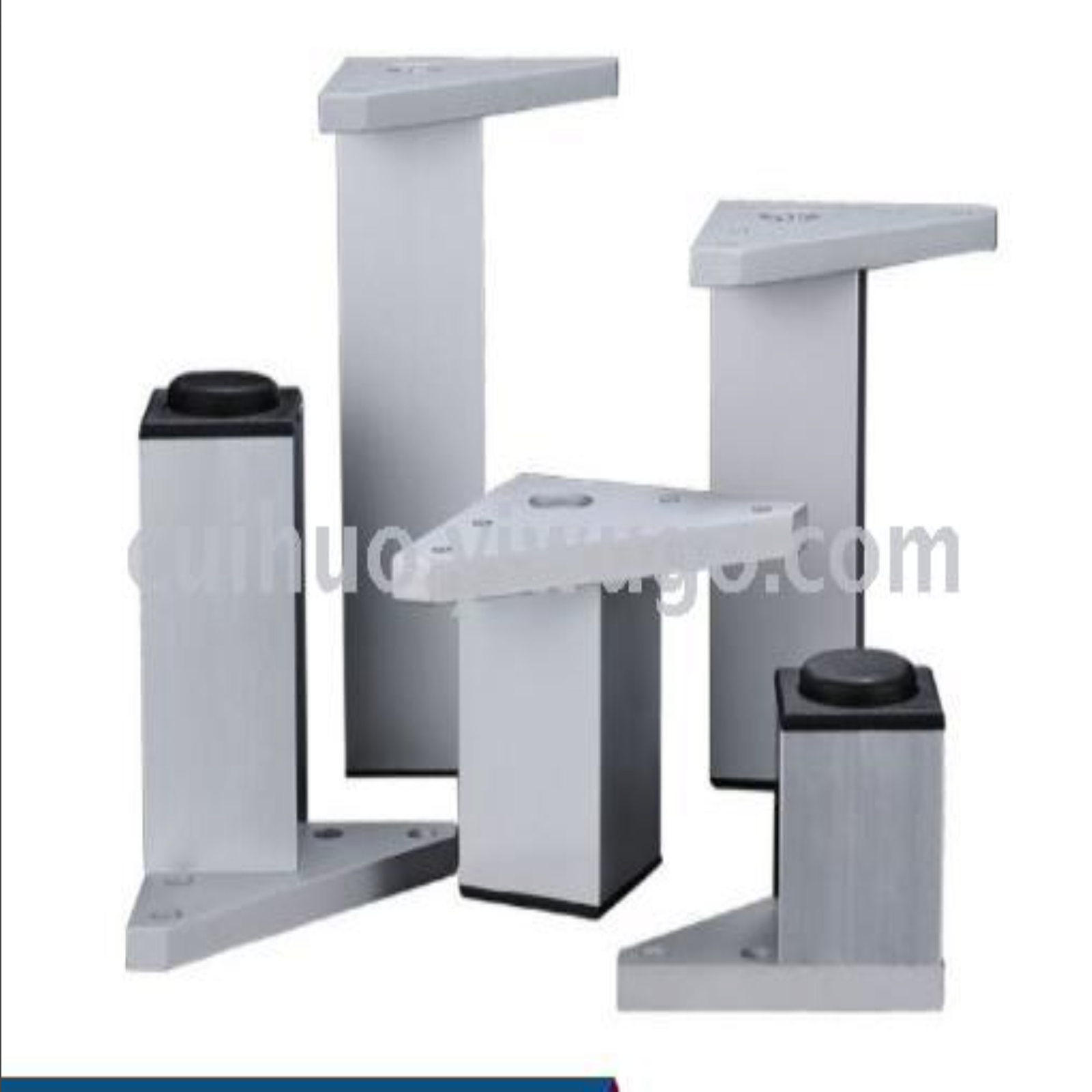 Manufacturers direct aluminum alloy cabinet feet adjustable furniture feet support legs cabinet bathroom sofa legs