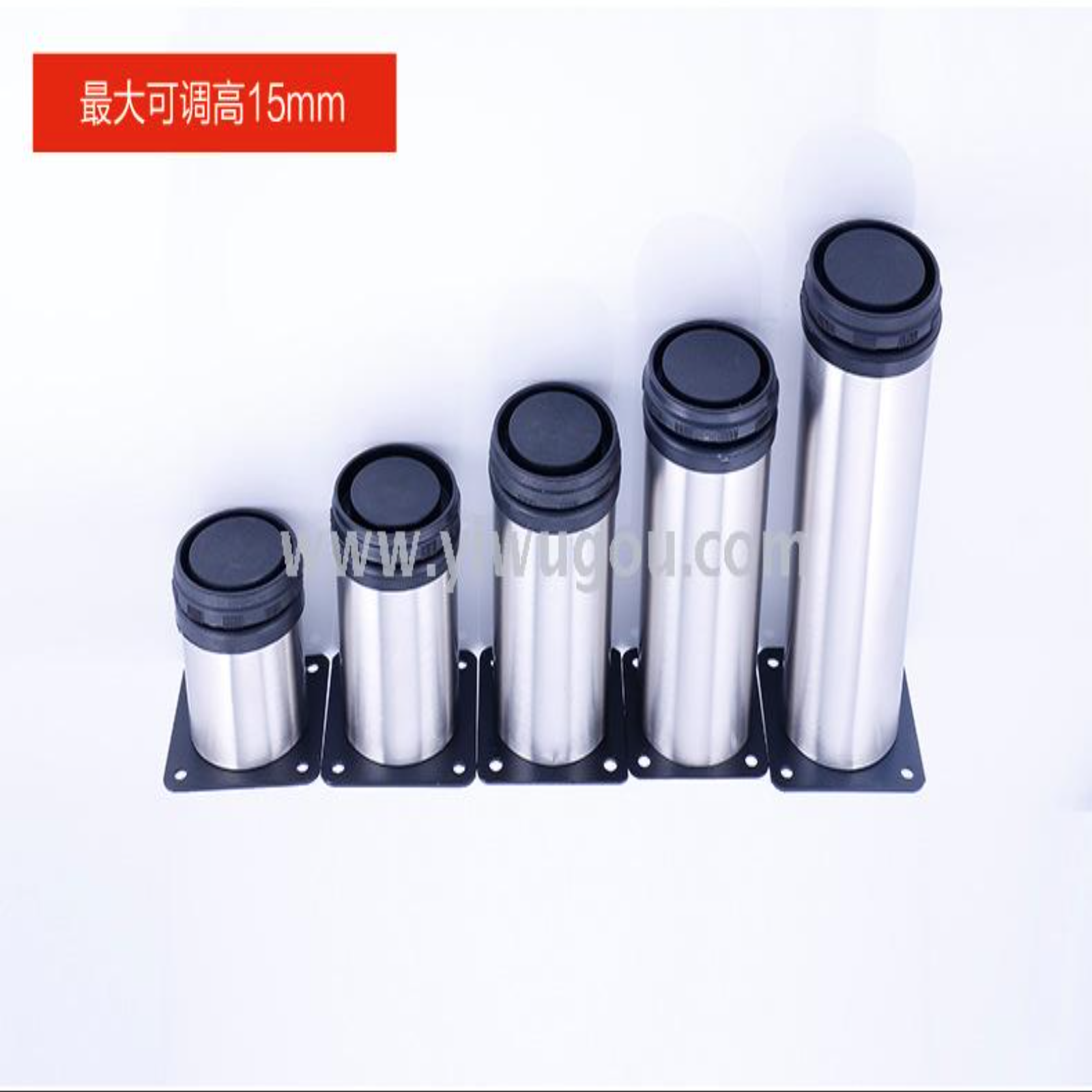 Stainless steel sand round adjustable cabinet feet metal furniture sofa feet bed feet
