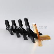 Direct furniture foot dumb black aircraft foot light luxury metal sofa foot table foot furniture hardware