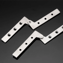 Factory Direct multi-specification stainless steel chicken beak Hinge seven - word hinge 360 ° rotating hidden hinge