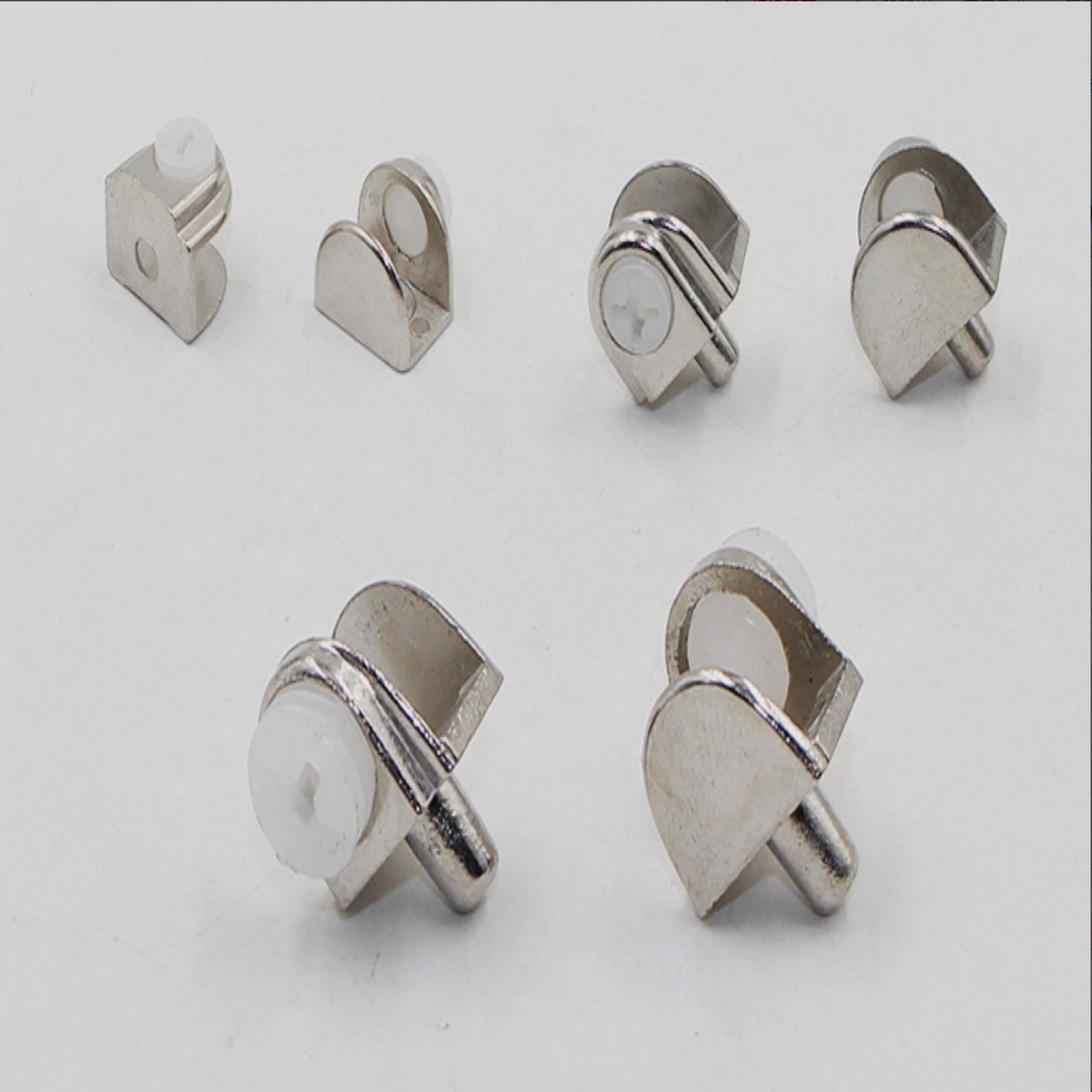 Zinc-alloy glass clamp with small belt hole glass plate bracket laminated plate bracket fixed clamp furniture glass clamp