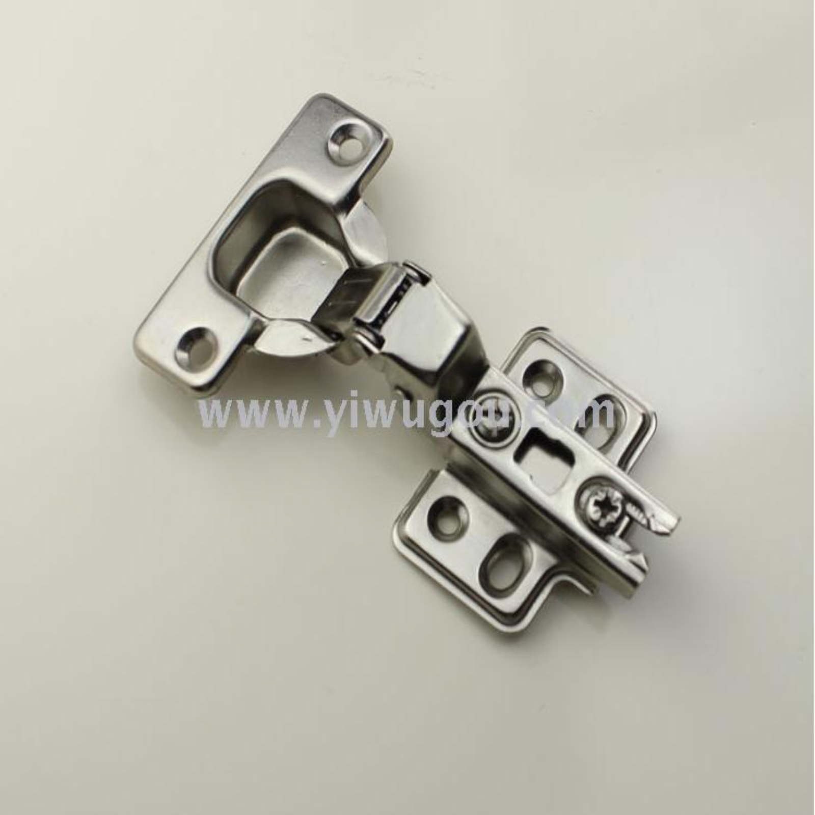 Cabinet hardware spring piece cold rolled steel hinge four hole two hole base fixed hinge A-0603