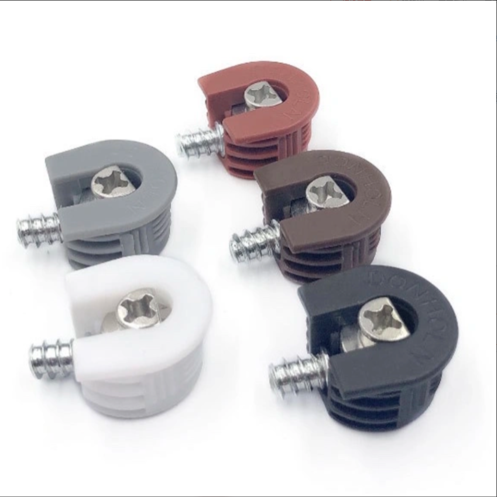 Bonding three-in-one laminate support cabinet two-in-one partition nail Furniture hardware laminate connector