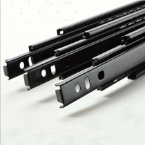 3008 Three ball bearing quiet track cabinet drawer damped steel ball rail furniture hardware