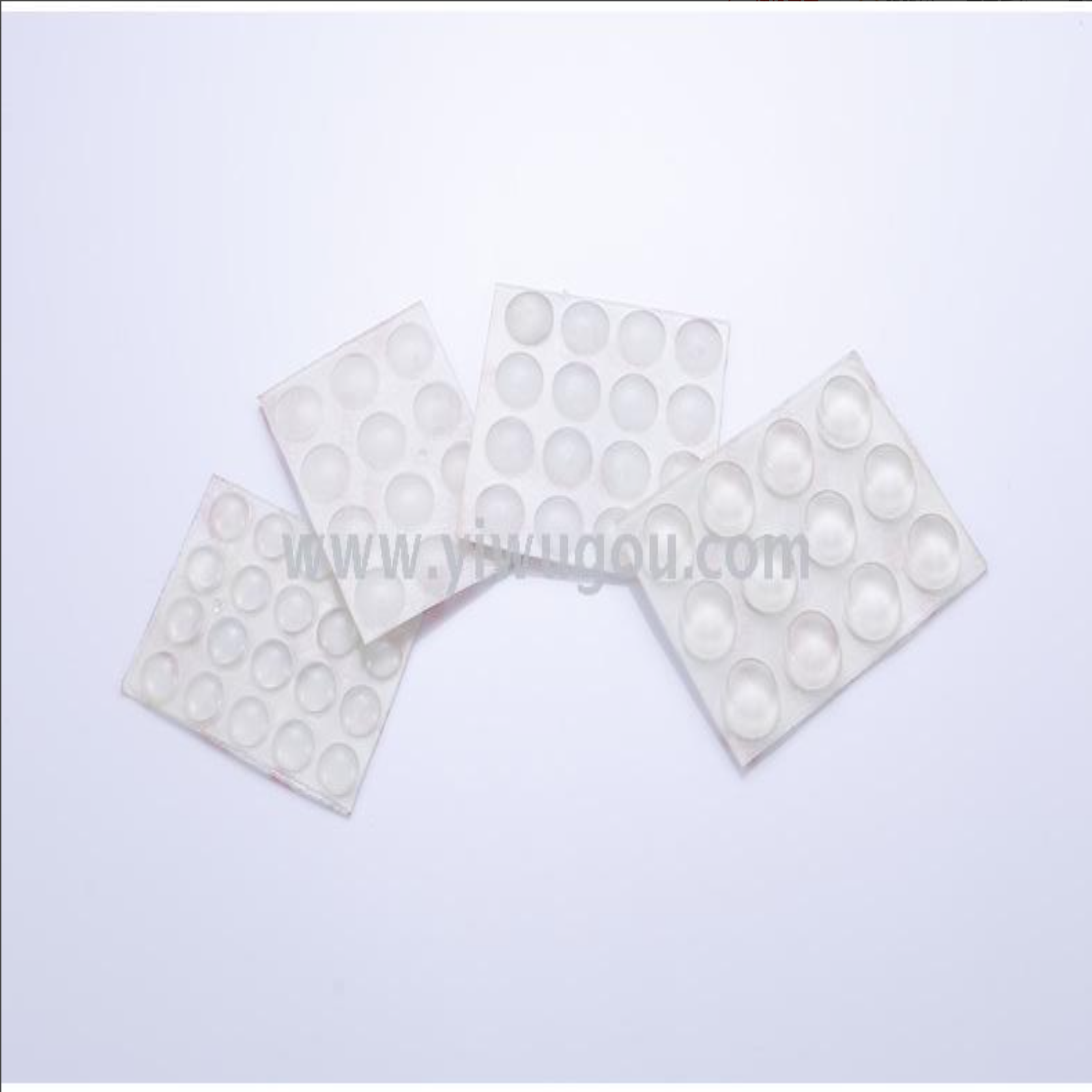 Anti-collision adhesive anti-collision mat behind the door silent anti-collision mat silicone self-adhesive transparent anti-collision adhesive anti-skid mat wholesale