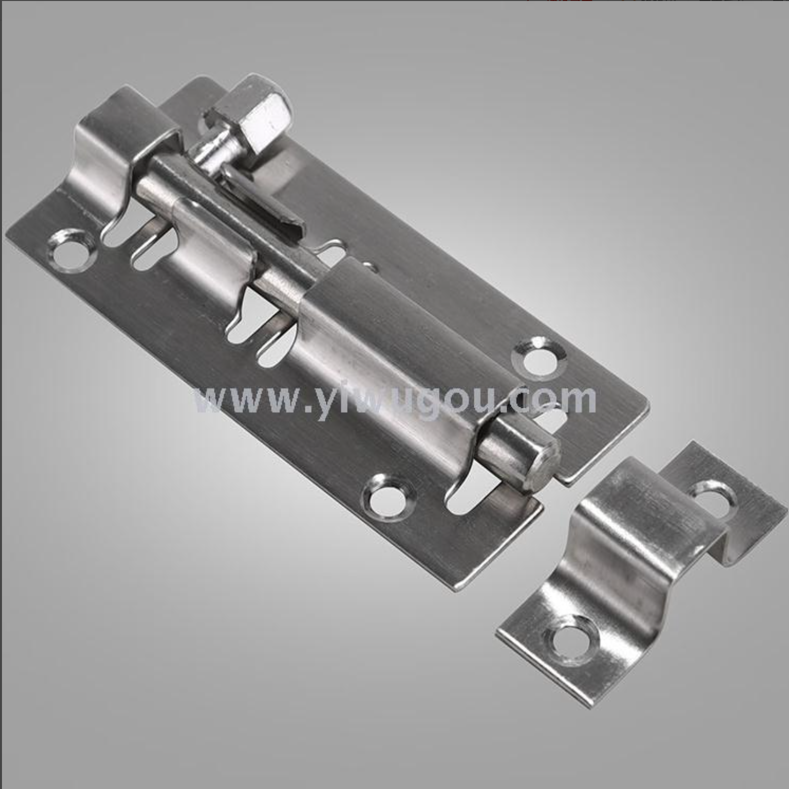 Stainless steel Chinese latch open wood door bolt latch 3 "cabinet door anti-theft latch