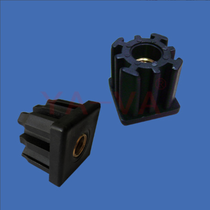 Square pin sleeve square pin nut plastic fittings