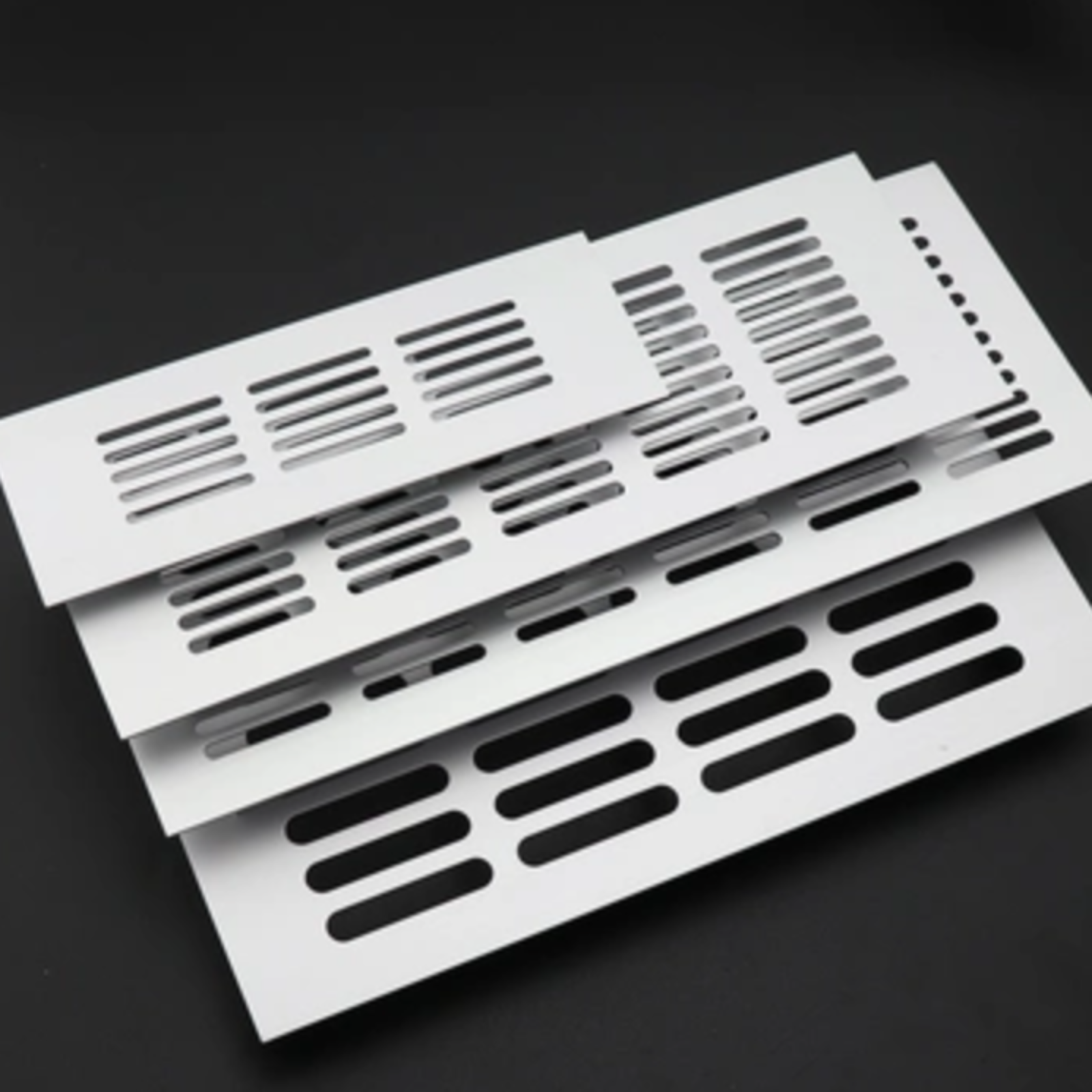 Factory wholesale aluminum alloy breathable mesh wardrobe cabinet rectangular breathable mesh furniture hardware fittings ventilation net