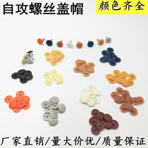 Manufacturers direct tapping screw caps cabinet screw caps plastic LIDS furniture hole plugs screw caps