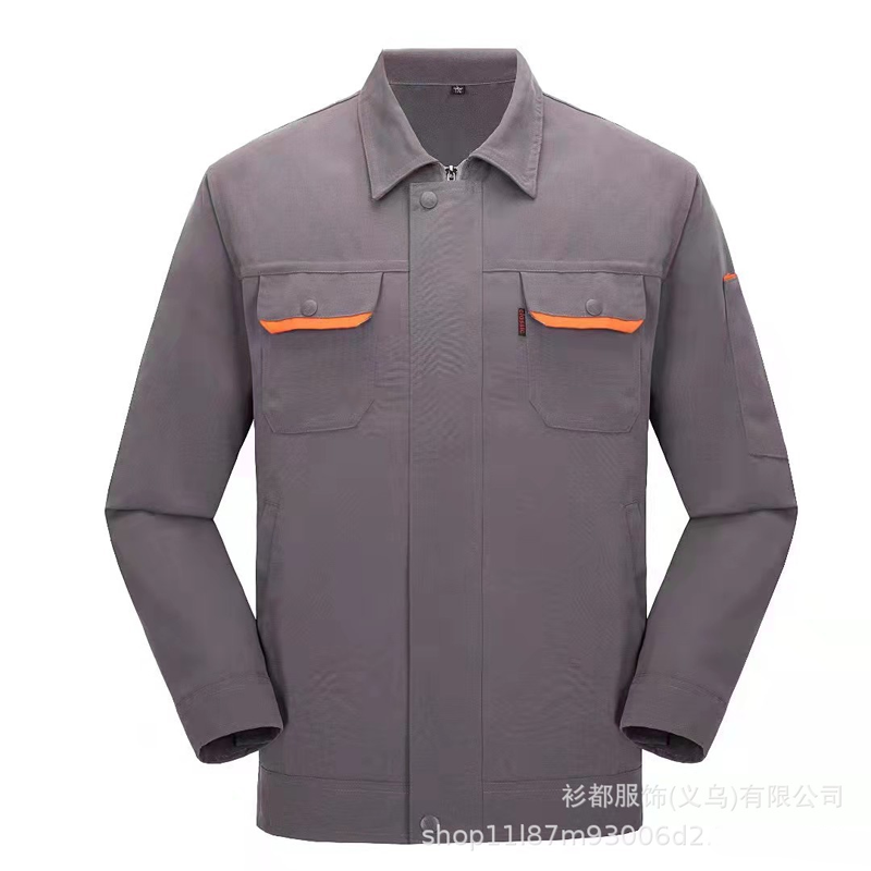 Labor protection service set Factory workshop service Mechanic service wear resistant breathable construction worker's work uniform auto repair tool details Picture