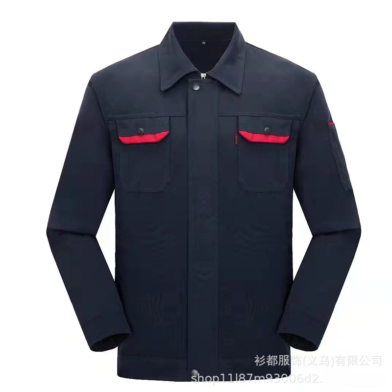 Labor protection service set Factory workshop service Mechanic service wear resistant breathable construction worker's work uniform auto repair tool full figure