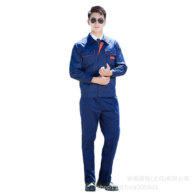 Labor protection clothing wear-resistant auto repair clothing workshop factory site factory clothing home decoration work clothes set promotional clothing tooling Item Picture