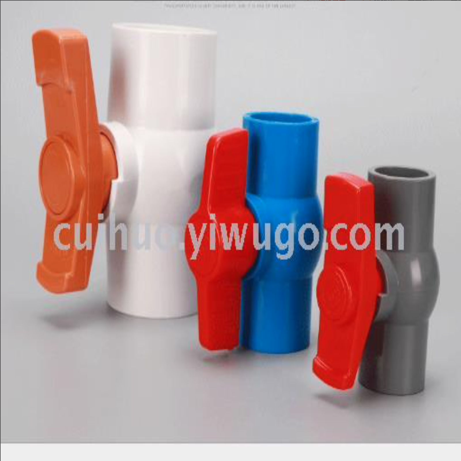 Factory wholesale PVC to horizontal orifice screw water pipe ball valve stop ball valve plastic valves