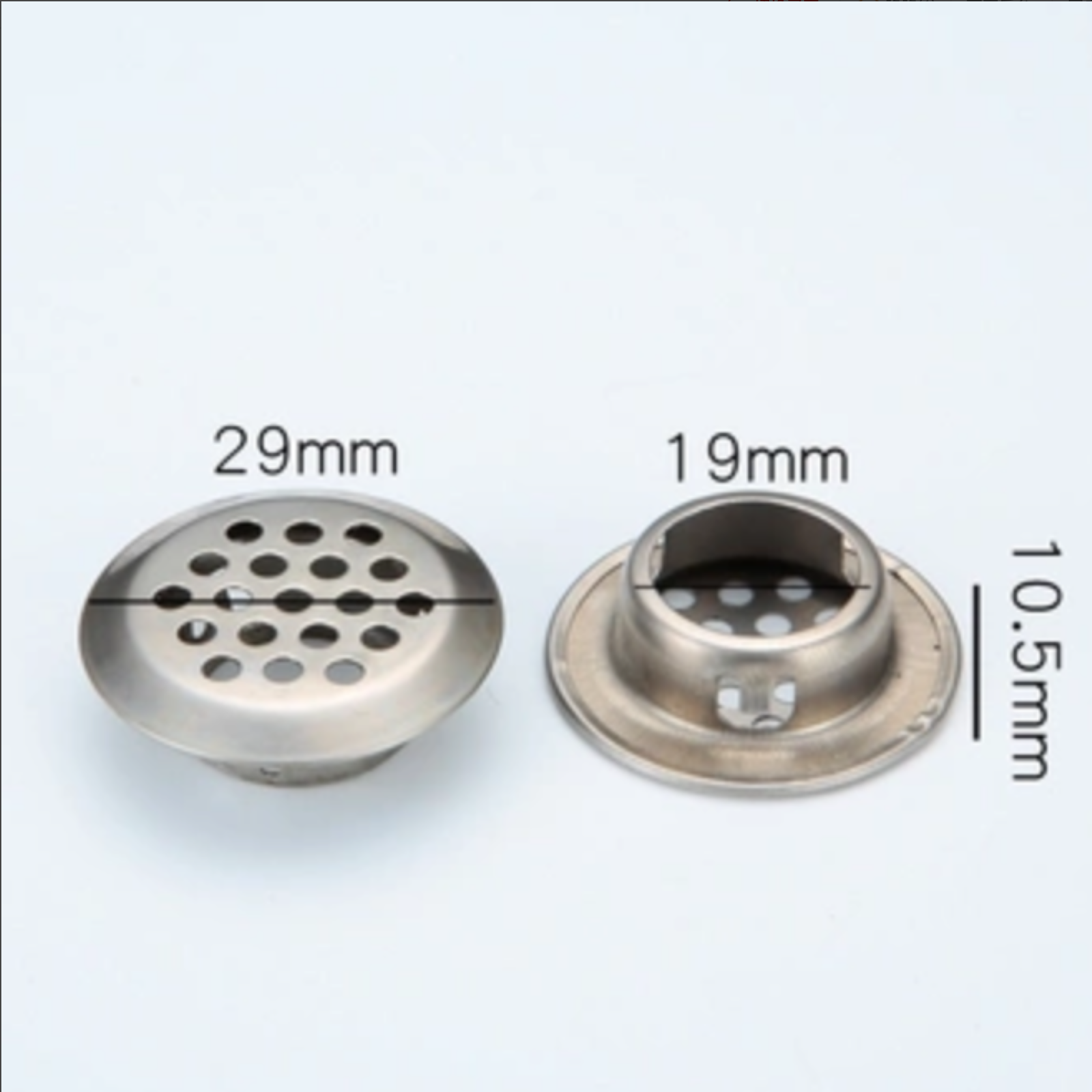 Cabinet shoe cabinet thickened stainless steel air vent single air mesh cover 35mm round vent manufacturers wholesale