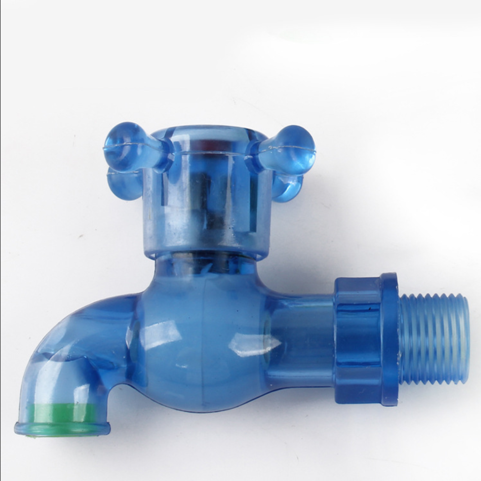 PVC plastic faucet ball valve cross handle plastic nozzle plastic PP cold water faucet