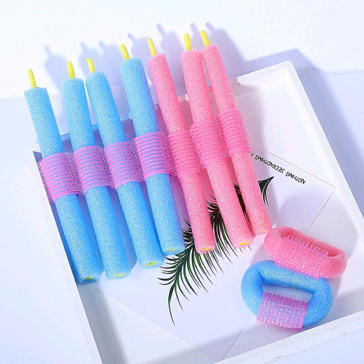 Sponge curl Soft curl does not hurt hair Sleep cone Perm hair tool inside buckle air bangs hair curl lazy person