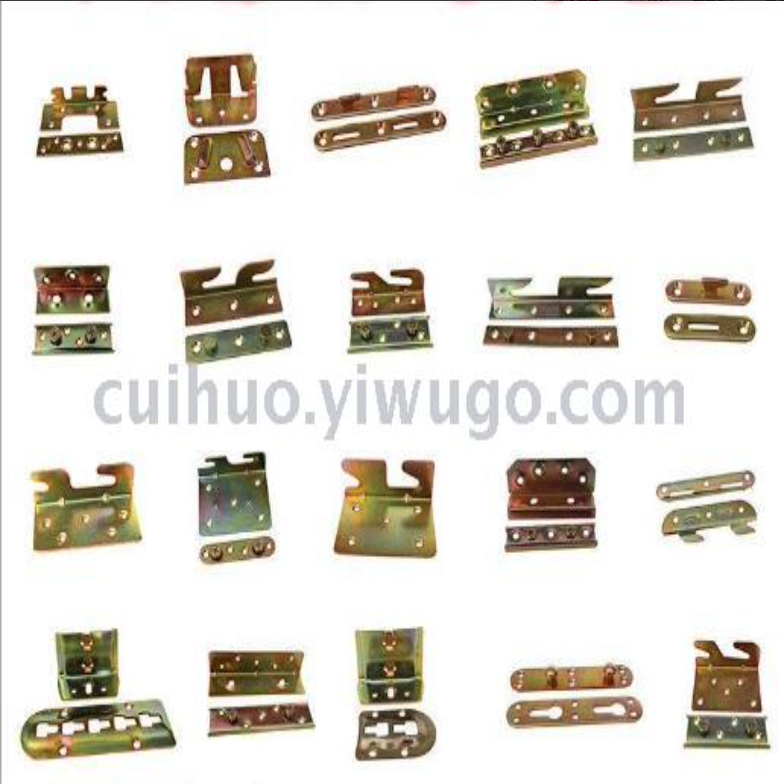 Thickened bed hinge bed hook Heavy duty solid wood bed fixed Angle iron connector Mirror frame picture hanging furniture hardware