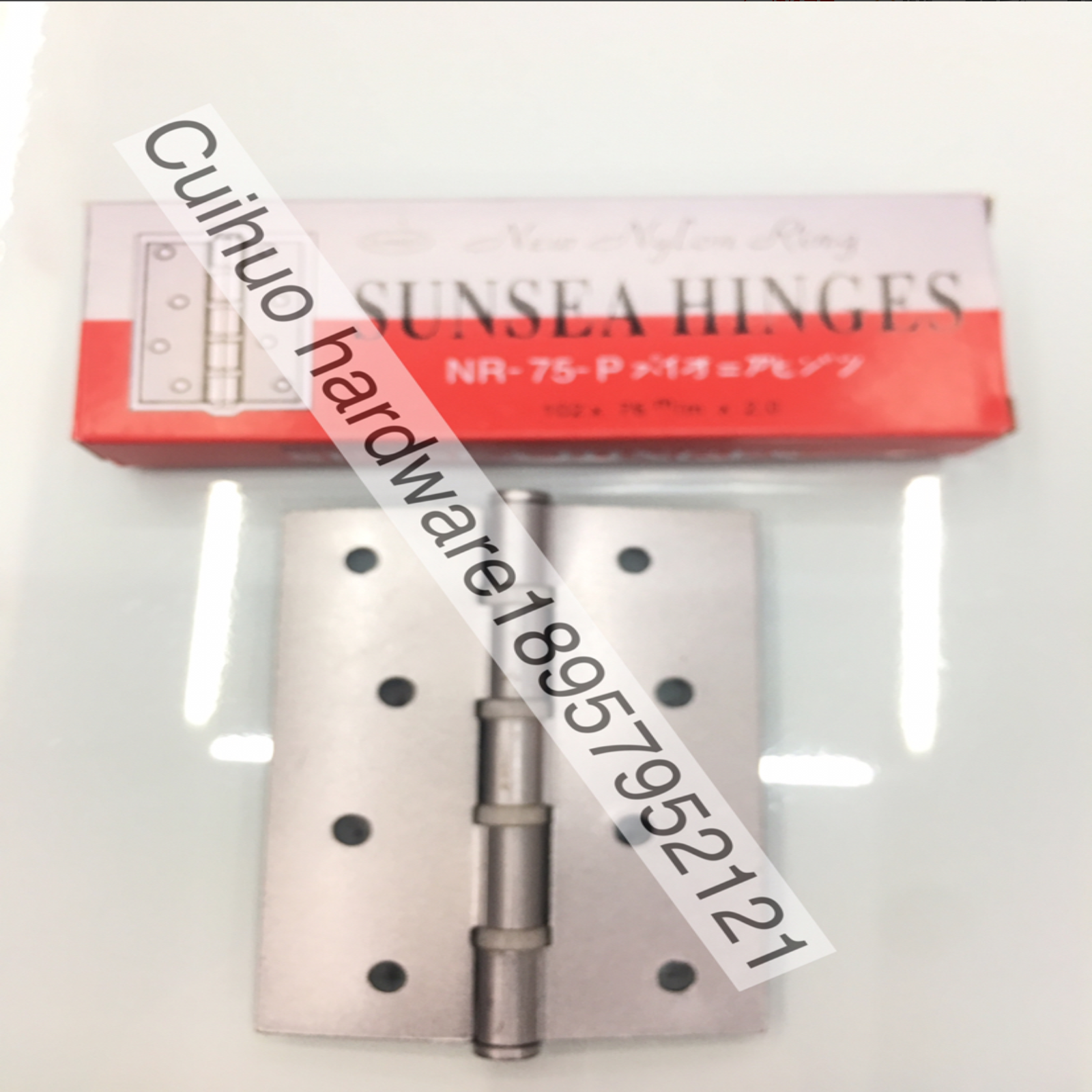 The Flat door hinge is 4 x 3 x 2, customized by manufacturer