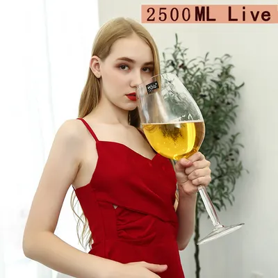 Hot selling oversized multifunctional character thickened cup body tall cup lead-free glass beer European wine glass creative Douyin large capacity fight wine glass quality assurance wedding funny cup bar hero cup custom corporate logo thumbnail
