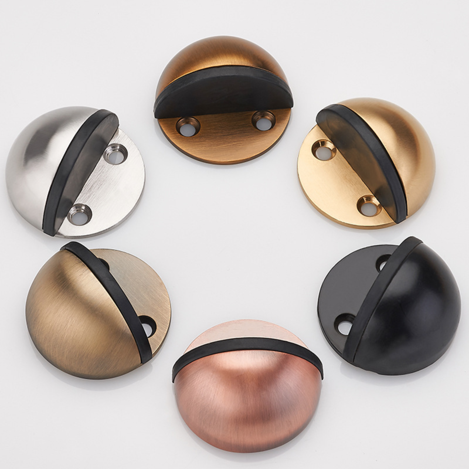 Perforation-free rubber mute buffer door bump nailing anti-theft door interior door resistance door stop door suction door top