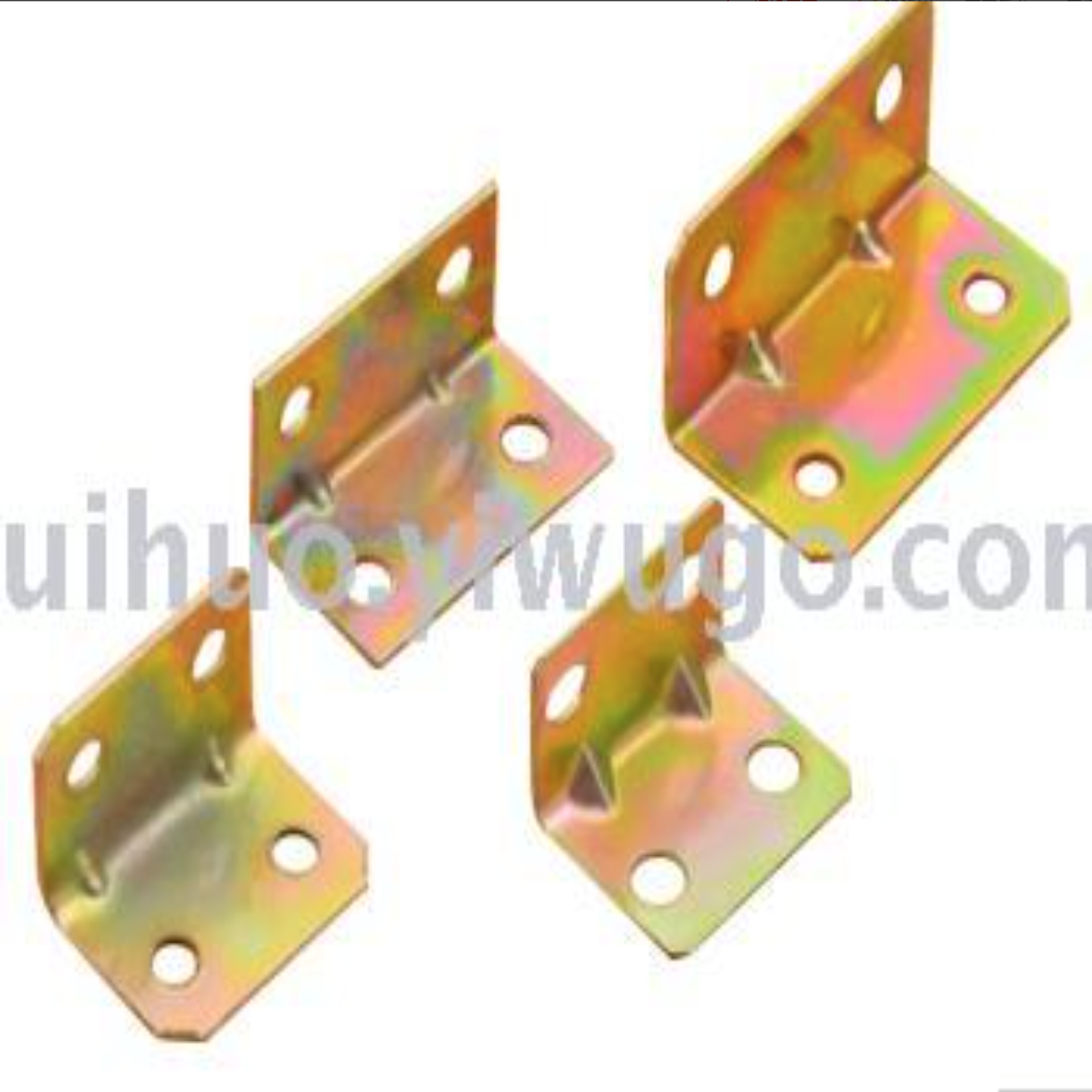 Cabinet hardware straight iron corner code thick plated color corner code galvanized corner code