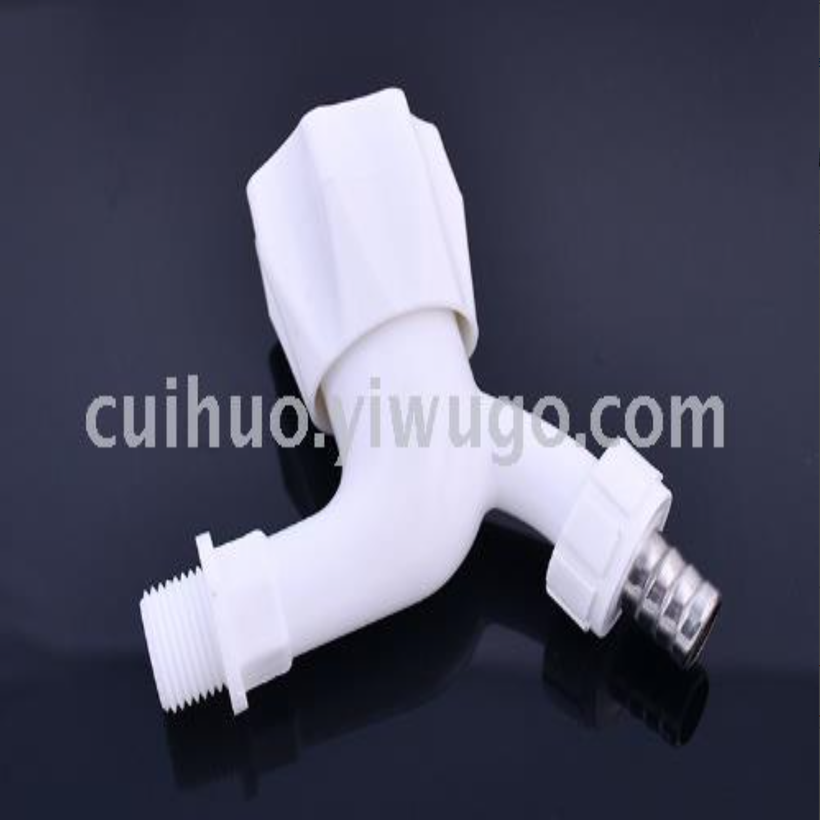 Plastic PP washing machine faucet thickened quick open single cold washing machine faucet