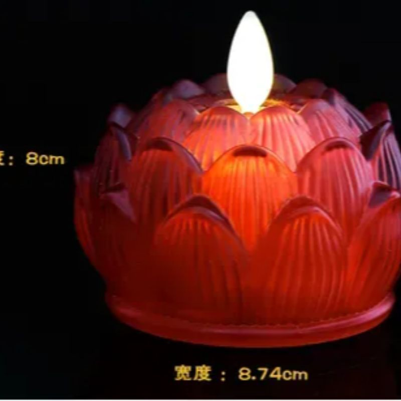Battery-powered simulation seven-color glass lamp led swing household Application Scenario