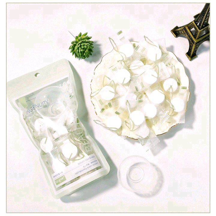 Pack 24 compressed mask capsules + small bowl of disposable mask paper