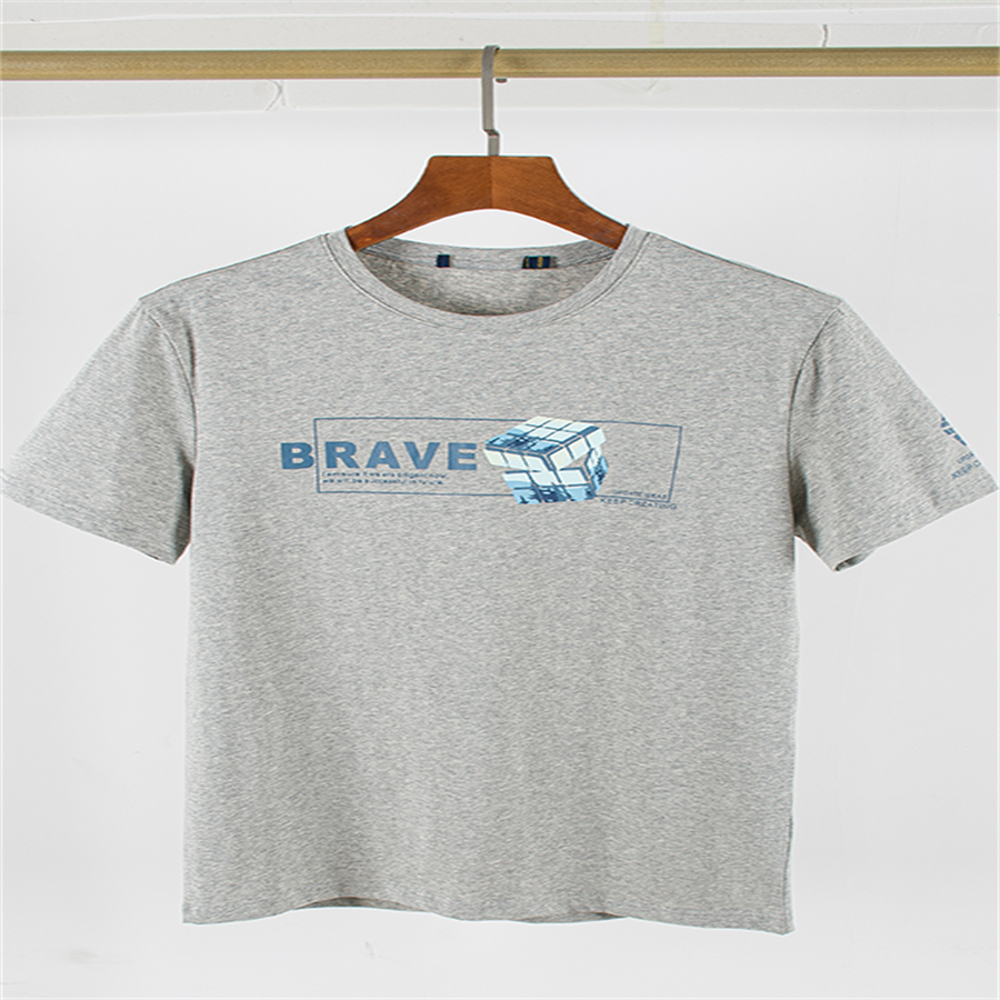 2022 Autumn Winter Fashion Trend Hot Drill Half Sleeve T-Shirt Short Sleeve Round Neck Shirt Long Sleeve Shirt Base Shirt Men Long Sleeve Men Round Neck Short Sleeve Xinjiang Good Cotton T-Shirt Comfortable Breathable Soft Green Cotton Ammonia Wash T-Shirt details Picture
