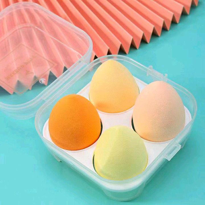 Boxed Makeup Egg Sponge Do not eat powder Sponge Powder Puff Soft wet and dry makeup egg