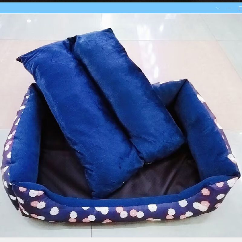 Xinan 豪华品牌四季通用宠物窝四件套 秋冬保暖猫狗窝 小中型宠物适用车载狗窝大型狗笼子款 定制款A8 狗狗窝详情2