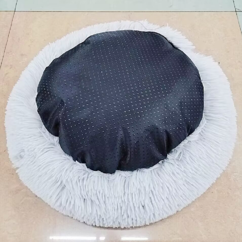 Xinan 知名品牌长毛保暖宠物围巾 猫狗通用冬季三件套 宠物用品车载狗窝大型狗笼子适配款 定制B3型详情2