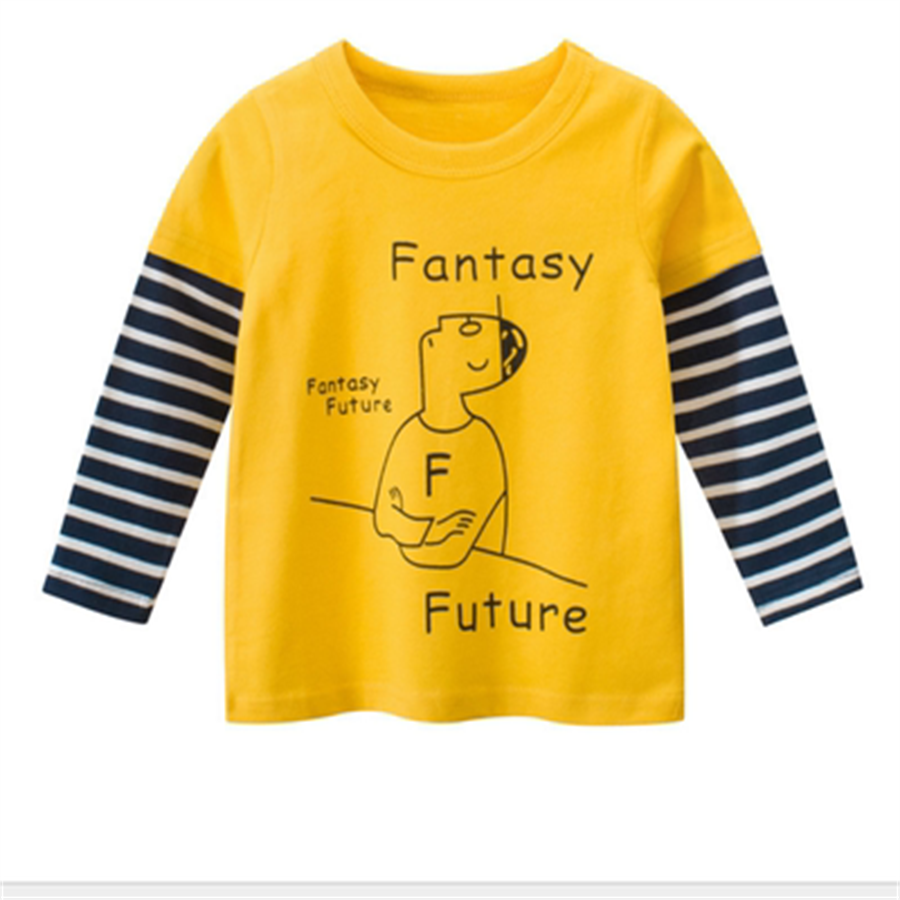 Boy's Long-Sleeved T-Shirt Spring And Autumn Winter 2022 New Autumn Clothes Baby Autumn Clothes For Small Boys Baby Children's Base Shirt 41 Specification drawing
