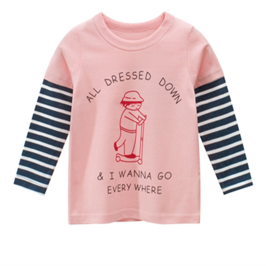 Boy's Long-Sleeved T-Shirt Spring And Autumn Winter 2022 New Autumn Clothes Baby Autumn Clothes For Small Boys Baby Children's Base Shirt 33 details Picture