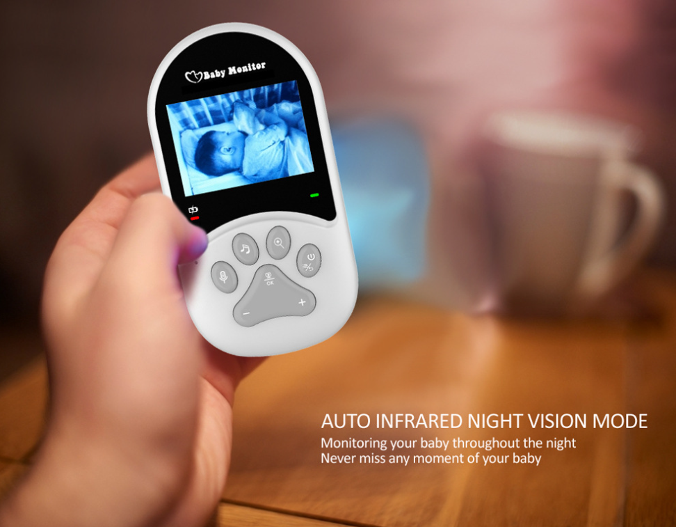 热销2.4寸新款婴儿监护器无线儿童安全监视器摇篮曲温度显示详情10