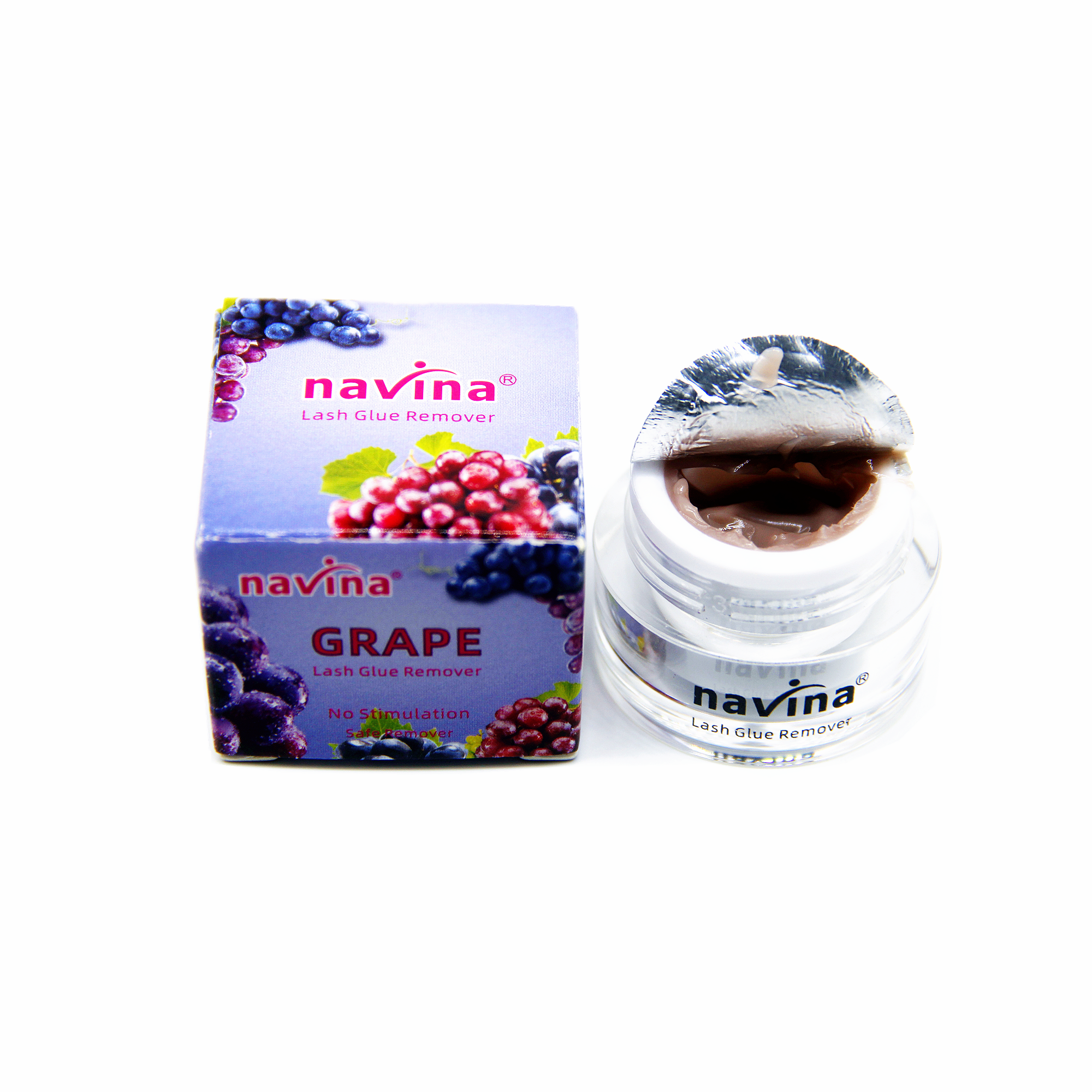 Navina Avya Grafted Eyelashes Special 5G Mascara Remover Fruity Glue Extractor Quick Removal Specification drawing