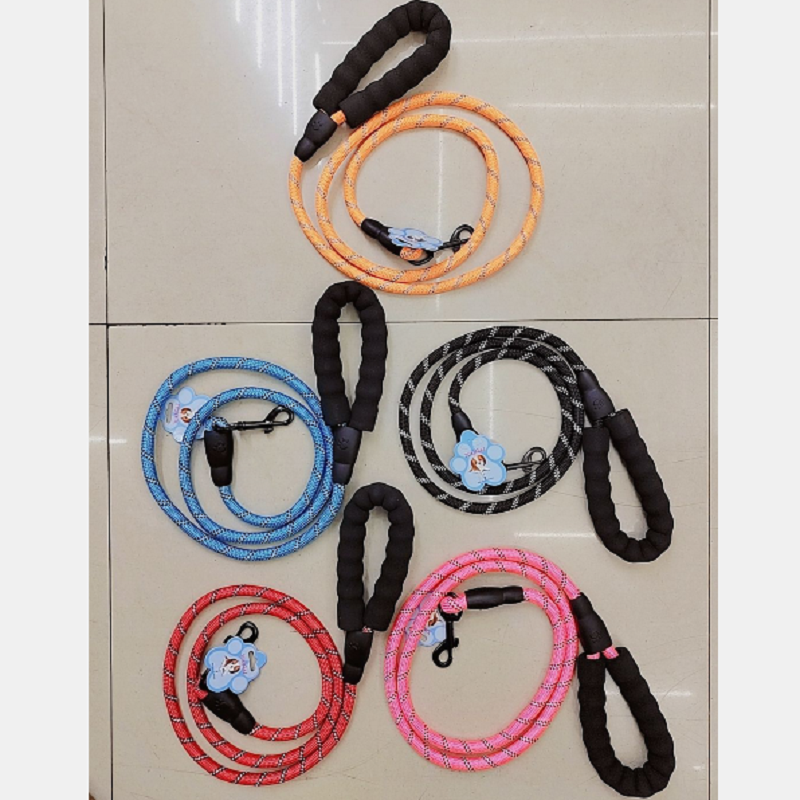 Reflective pet leash Multi-color reflective round leash explosion proof flush dog leash dog leash leash leash leash