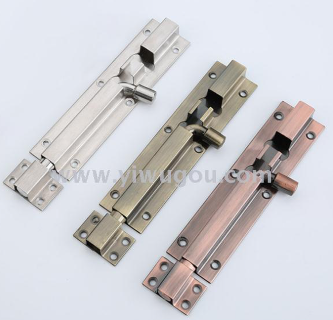 Stainless steel latches reinforce anti-theft open latches Cabinet doors and Windows wooden bolt latches enclose square latches