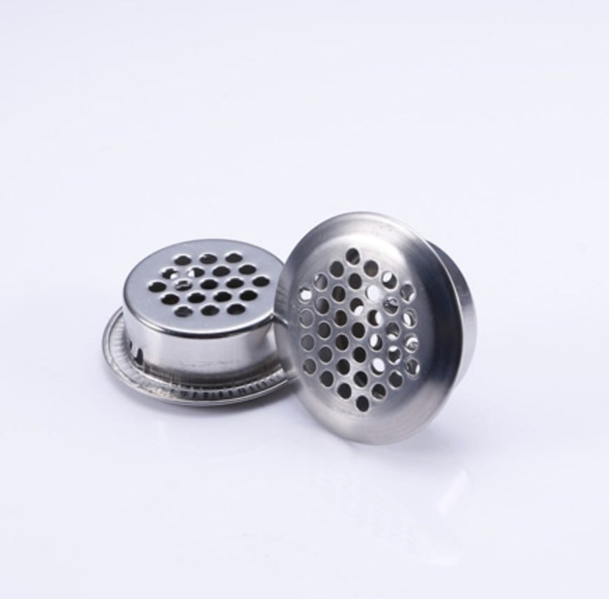 Air vent Stainless steel double-sided circular air vent closet air vent cover Cabinet air vent cover heat sink air vent cover