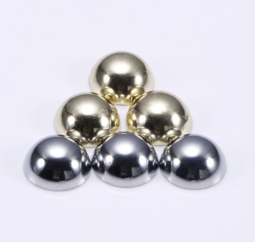 Mirror nail decoration cover semi-circle mirror nail decoration mirror nail advertisement mirror nail decoration mirror nail buckle mirror nail manufacturer wholesale